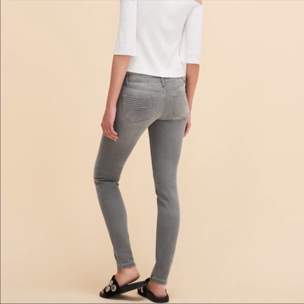 Maje gray skinny jeans